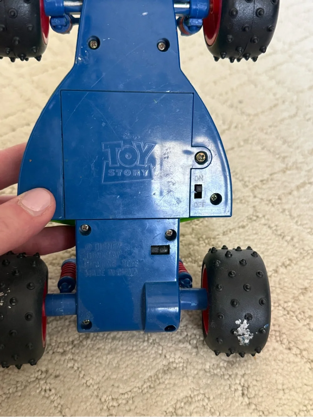 VINTAGE COLLECTIBLE DISNEY PIXAR TOY STORY RC Car Thinkway Toys